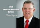 Grigson Receives Jersey Meritorious Service Award