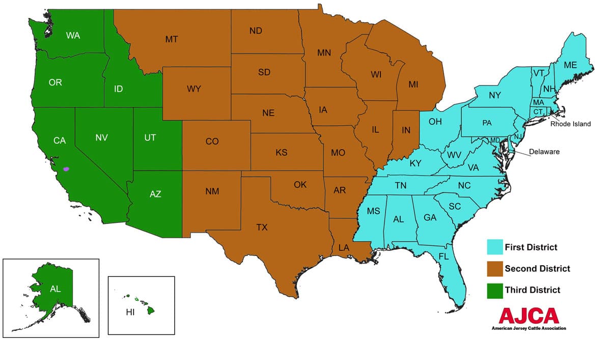 New Districts in Effect for 2025 AJCA Election